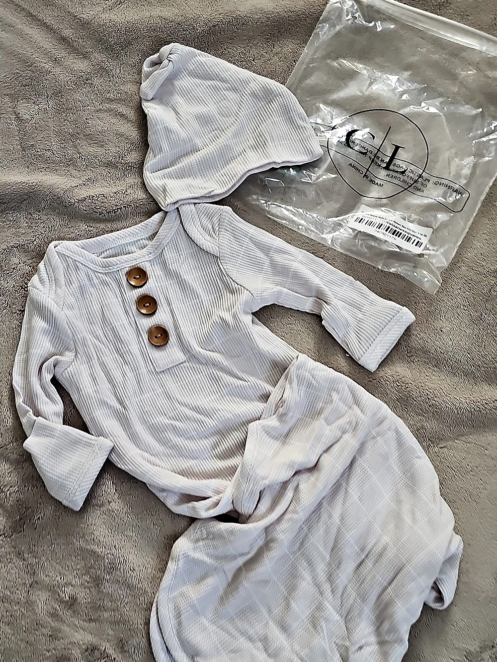Gaden Lane Baby Ribbed Footie Set 0-3M NWT